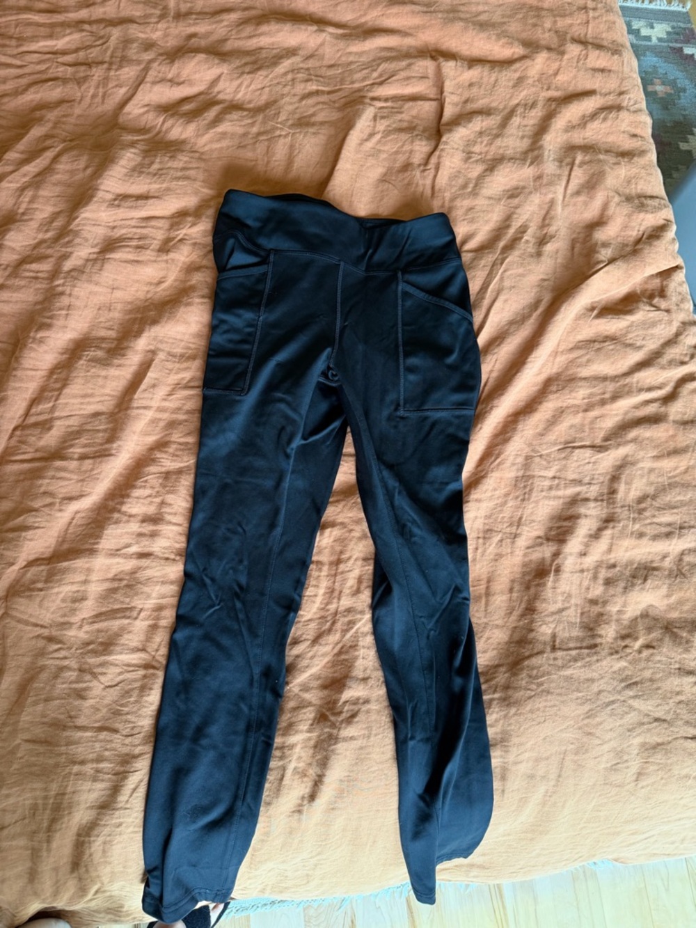 Carhartt Black Fitted work Leggings with Branded Waistband